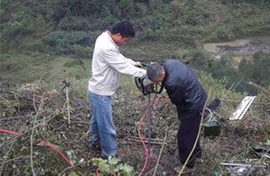 南方某特高壓輸電線路塔基勘測(cè)